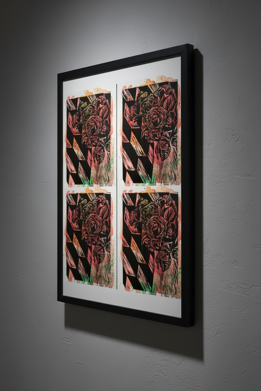 Botanical Frame Cool Light Light Wall