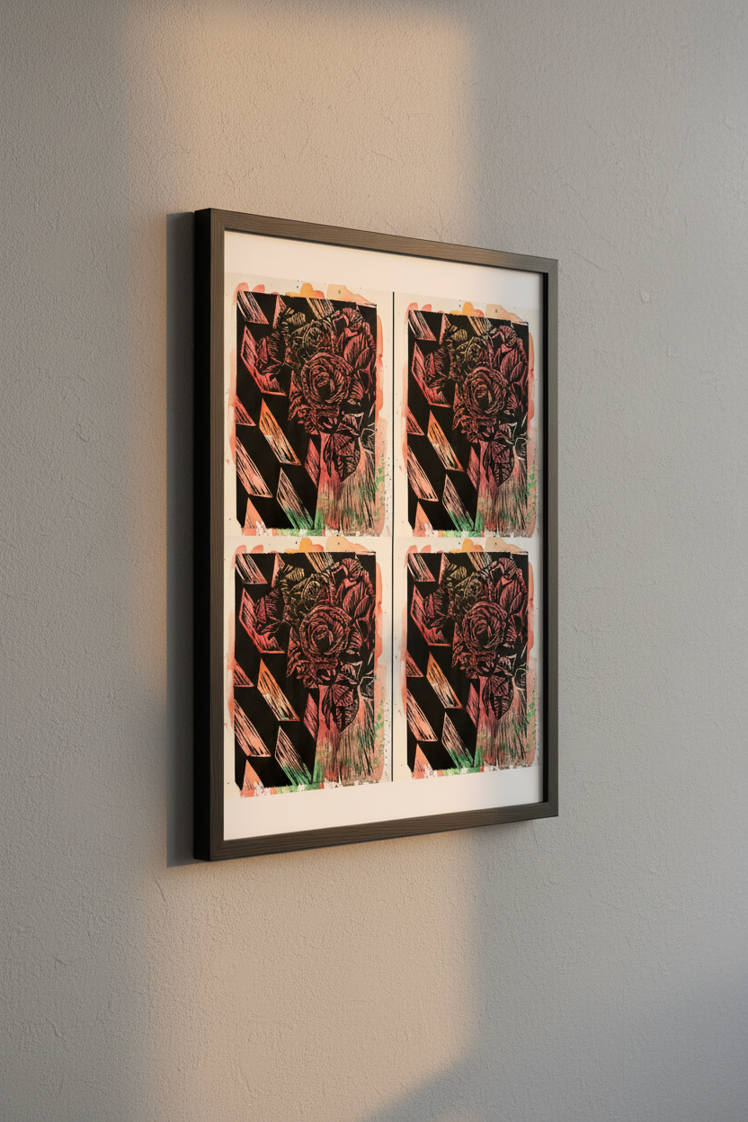 Botanical Frame Warm Light