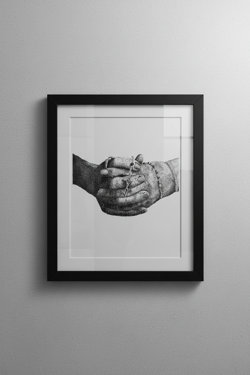 Vertical Frame Vertical Drawing