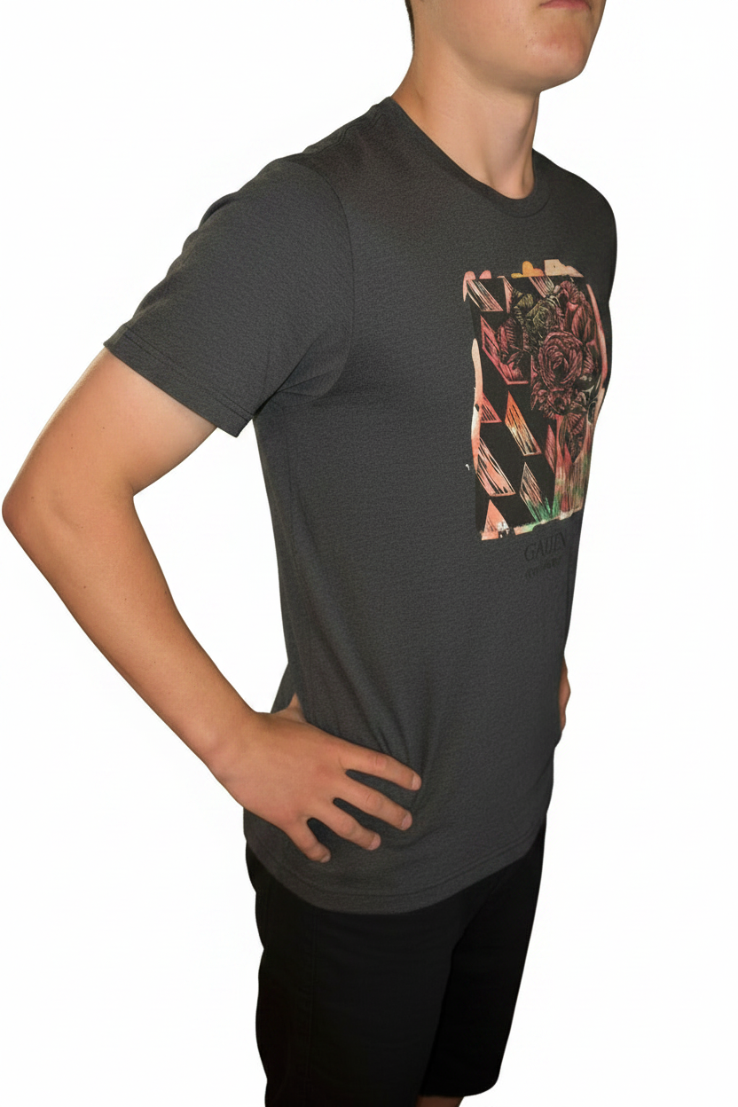 White background - side angled torso