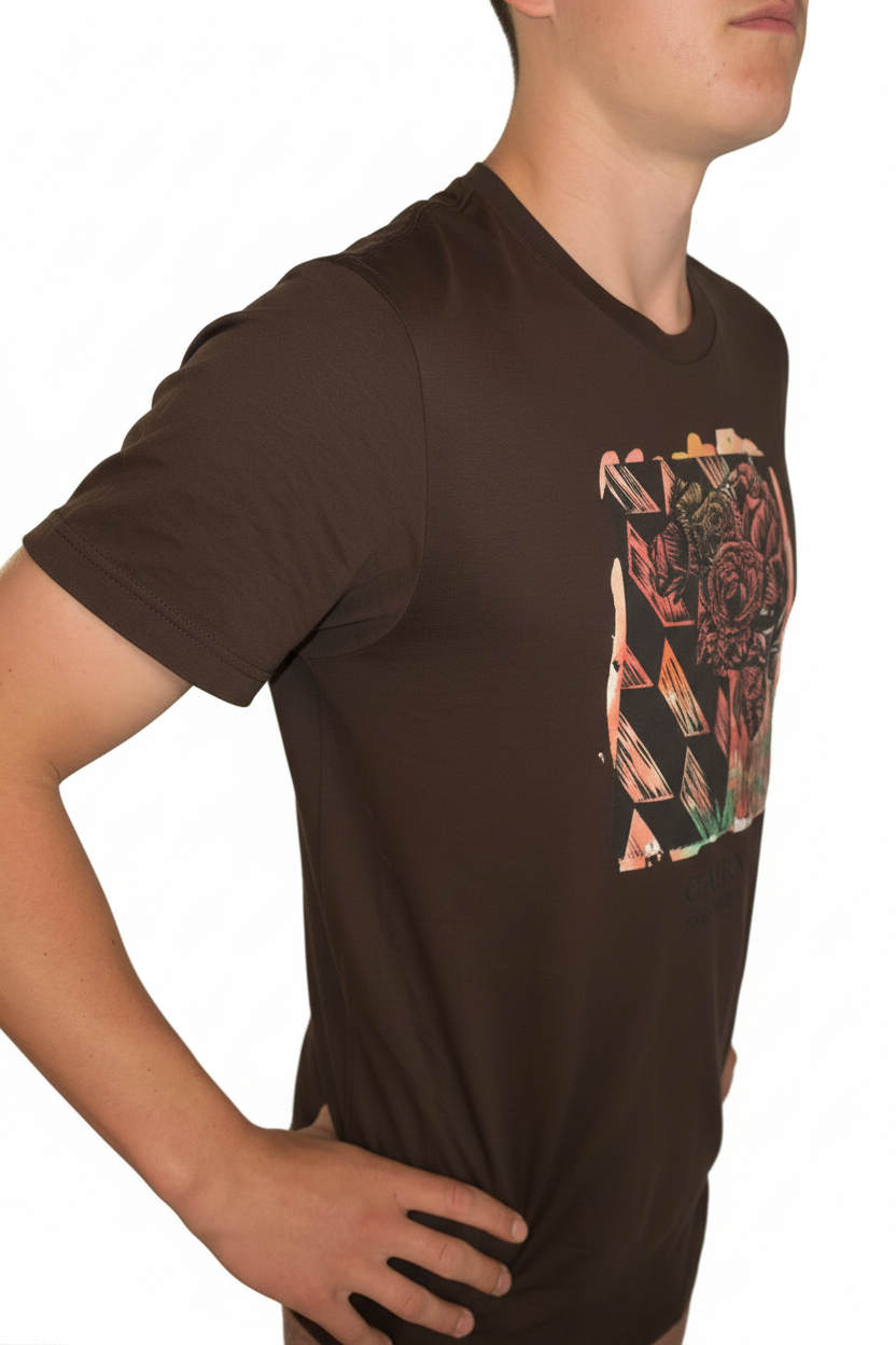 White background - side angled torso