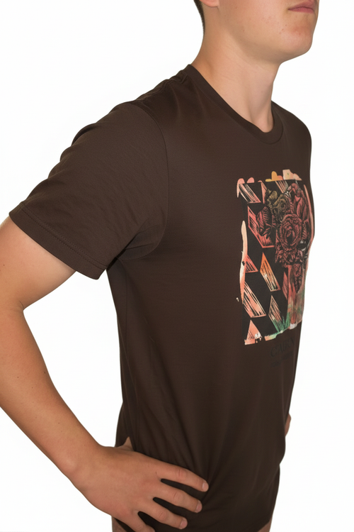 White background - side angled torso